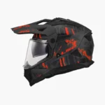 Casque LS2 MX702 Pioneer II Crazy Rouge Mat