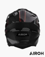 Casque Airoh Commander 2 Carbon Stylish noir rouge