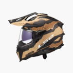Casque LS2 MX701 Explorer Carbon TRICK Marron