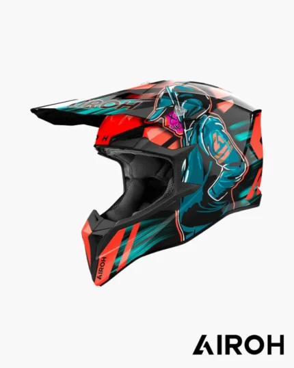 CASQUE ADULTE CROSS AIROH WRAAP CYBEER