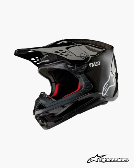 CASQUE ADULTE CROSS Alpinestars Supertech M10 Solid NOIR MATT