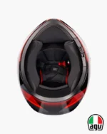 Casque moto intégral AGV K3 Noir Rouge