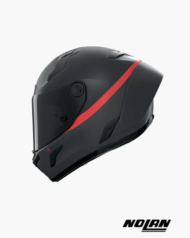 Casque Nolan X-804 RS Ultra Carbon D.O.C. Nero Rosso Noir Matt