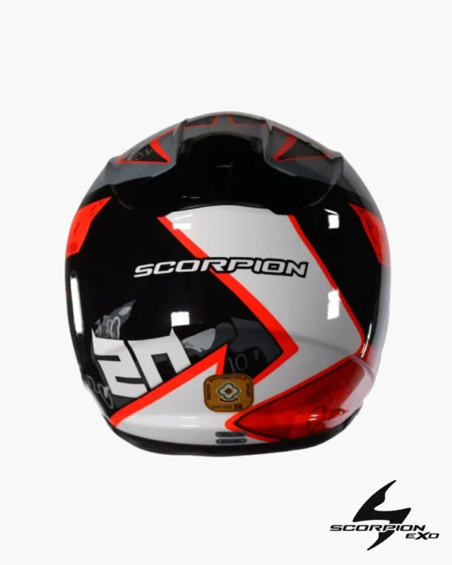 Casque SCORPION EXO-491 Fabio 20 Rouge Noir