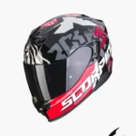 Casque SCORPION EXO-520 EVO Air Rok Bagoros Rouge Noir