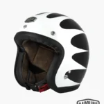 Casque Gasoline Café Racer S250 Noir Blanc