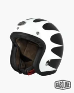 Casque Gasoline Café Racer S250 Noir Blanc