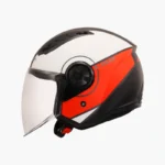 Casque LS2 Airflow II Cover Blanc Mat Rouge