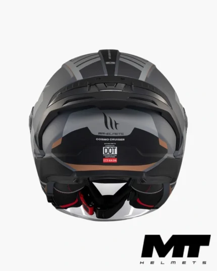 MT Cosmo SV Solid A2 Gloss Gris Brillant casque Jet
