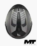 MT Cosmo SV Solid A2 Gloss Gris Brillant casque Jet