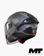 MT Cosmo SV Solid A2 Gloss Gris Brillant casque Jet