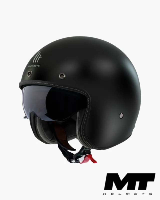 Casque Jet MT Helmets Le Mans 2 SV S Pure A1 Noir mat XL