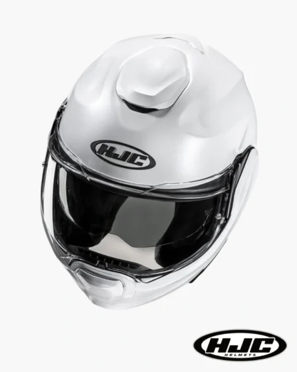 HJC F100 Solid Blanc Perle casque modulable