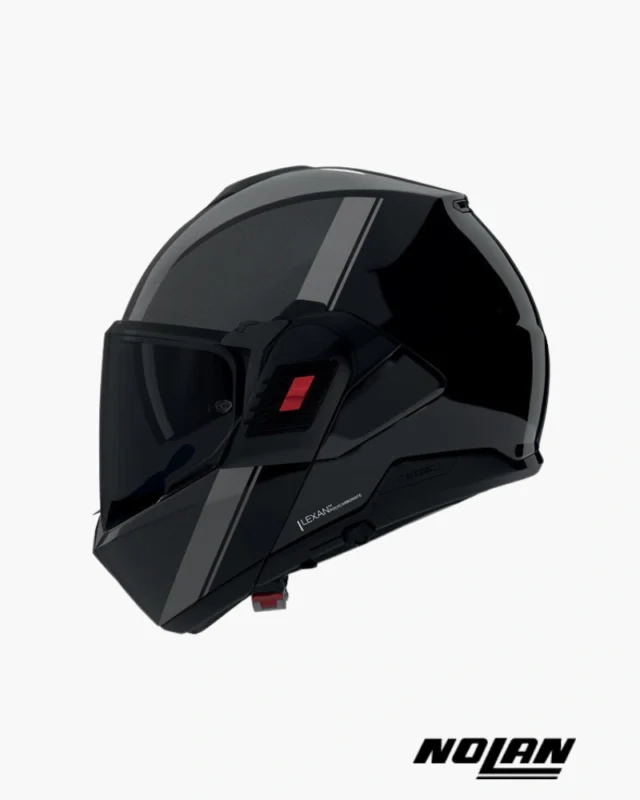 Casque Nolan N120-1 Verniciatura Speciale Noir Gris Argent
