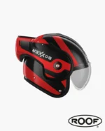 ROOF BoXXer Fuzo Noir Rouge casque modulable