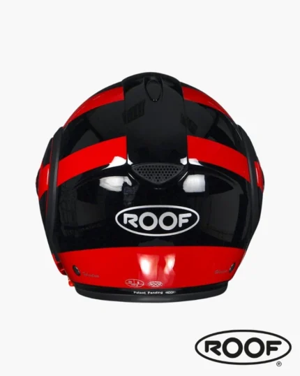 ROOF BoXXer Fuzo Noir Rouge casque modulable