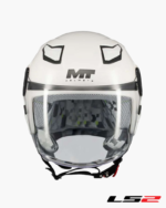 Casque enfant MT Helmets OF514 Lite Pure A0 Gloss Blanc