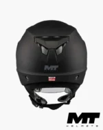 MT OF514 Lite Pure A1 Matt Noir Mat casque Jet enfant