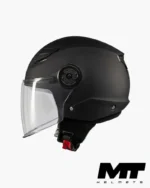 MT OF514 Lite Pure A1 Matt Noir Mat casque Jet enfant