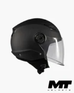 MT OF514 Lite Pure A1 Matt Noir Mat casque Jet enfant