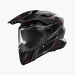 Casque Airoh Commander 2 Carbon Stylish noir rouge